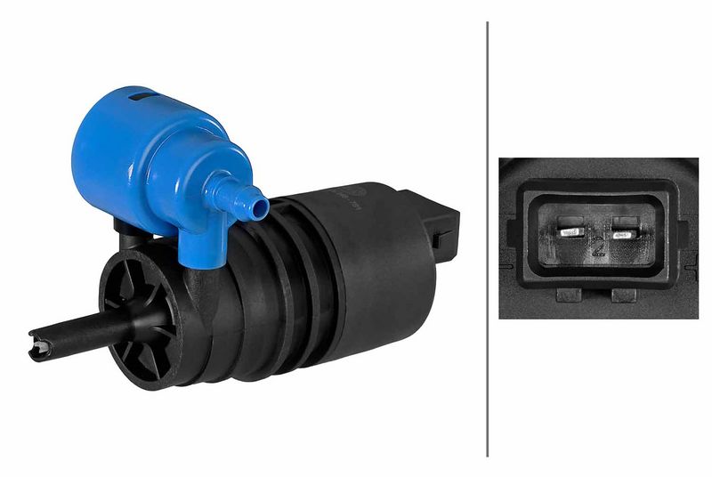 HELLA 8TW 006 848-781 Washer Fluid Pump, window cleaning