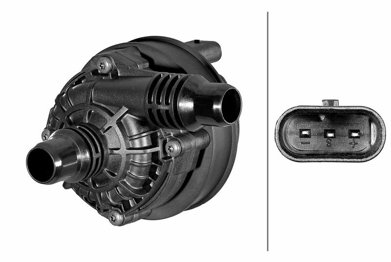 HELLA 8TW 358 305-081 Auxiliary Water Pump (cooling water circuit)