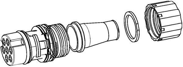 HELLA 9XX 340 880-001 Cable Connector Kit