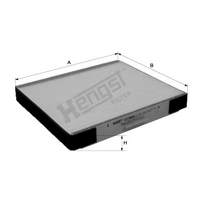 HENGST FILTER E3985LI Filter, cabin air