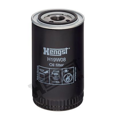 Oil Filter HENGST FILTER H19W08