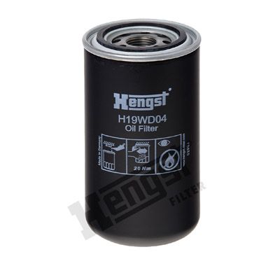 Filter, operating hydraulics HENGST FILTER H19WD04