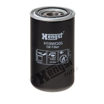 Hydraulic Filter, automatic transmission HENGST FILTER H19WD05