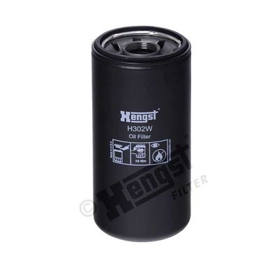 Oil Filter HENGST FILTER H302W