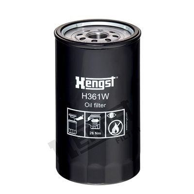 Oil Filter HENGST FILTER H361W