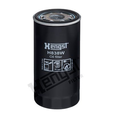 Oil Filter HENGST FILTER H838W