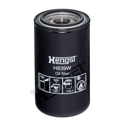 Oil Filter HENGST FILTER H839W