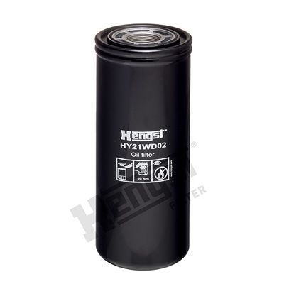 Oil Filter HENGST FILTER HY21WD02