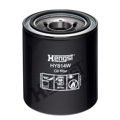 Filter, operating hydraulics HENGST FILTER HY814W