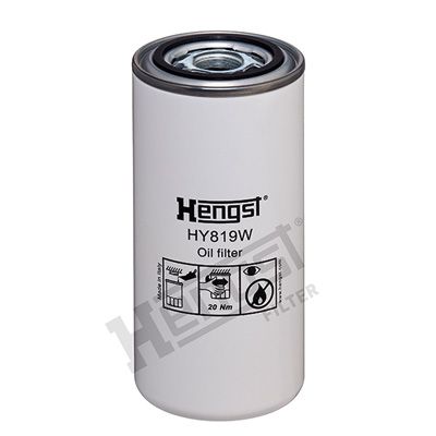 Filter, operating hydraulics HENGST FILTER HY819W