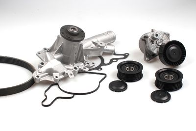 Water Pump + V-Ribbed Belt Kit HEPU PK01390