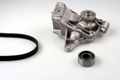 Water Pump + V-Ribbed Belt Kit HEPU PK03530