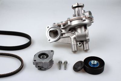 Water Pump + V-Ribbed Belt Kit HEPU PK05137