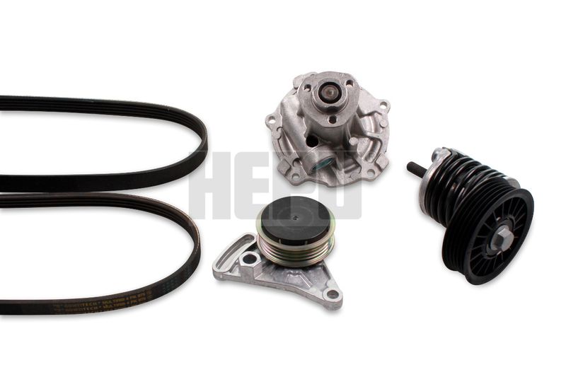 HEPU PK05423 Water Pump + V-Ribbed Belt Kit