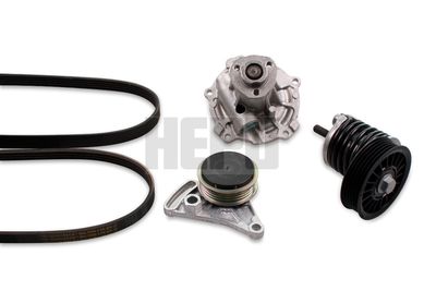 Water Pump + V-Ribbed Belt Kit HEPU PK05423