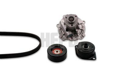 Water Pump + V-Ribbed Belt Kit HEPU PK05424