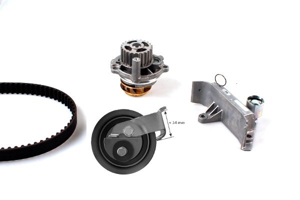 HEPU PK05728 Water Pump & Timing Belt Kit