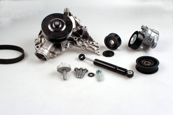 HEPU PK15290 Water Pump + V-Ribbed Belt Kit