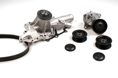 Water Pump + V-Ribbed Belt Kit HEPU PK15380