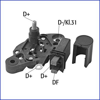 Alternator Regulator ASTEMO-HITACHI 130699