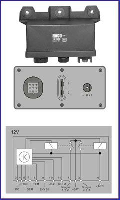 Relay, glow plug system ASTEMO-HITACHI 132075