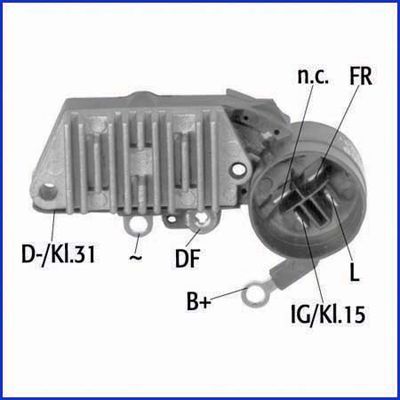 Alternator Regulator ASTEMO-HITACHI 132940