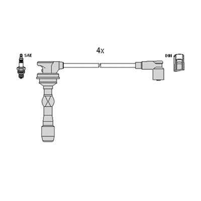 ASTEMO-HITACHI 134118 Ignition Cable Kit
