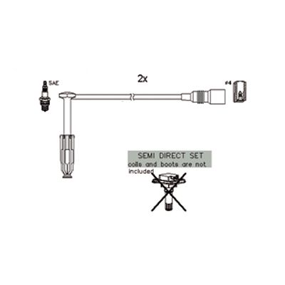 Ignition Cable Kit HITACHI 134122