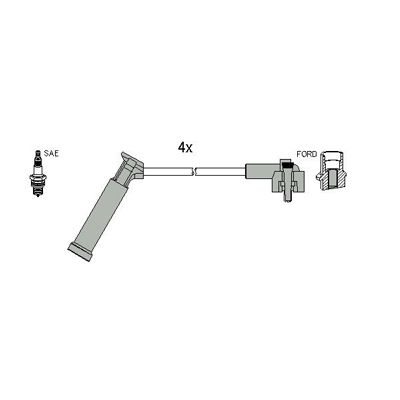 ASTEMO-HITACHI 134124 Ignition Cable Kit