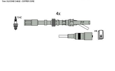 Ignition Cable Kit HITACHI 134134