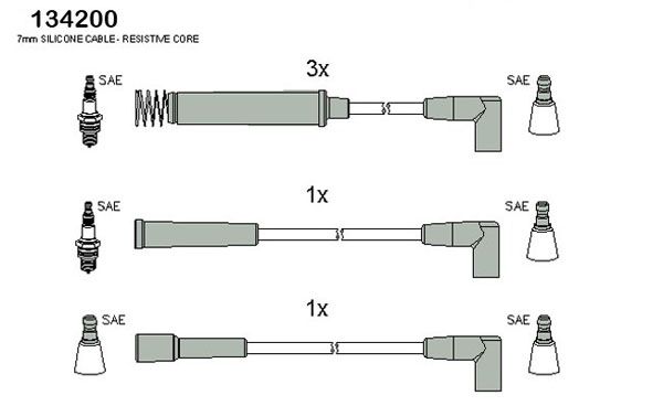 HITACHI 134200 Ignition Cable Kit