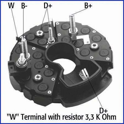 Rectifier, alternator ASTEMO-HITACHI 139170