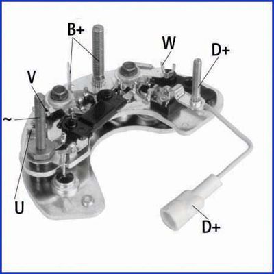 Rectifier, alternator ASTEMO-HITACHI 139632