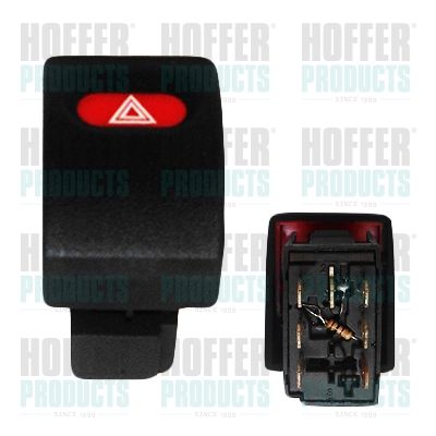 Hazard Warning Light Switch HOFFER 2103604