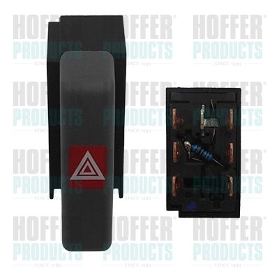 Hazard Warning Light Switch HOFFER 2103634