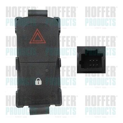 HOFFER 2103645 Hazard Warning Light Switch