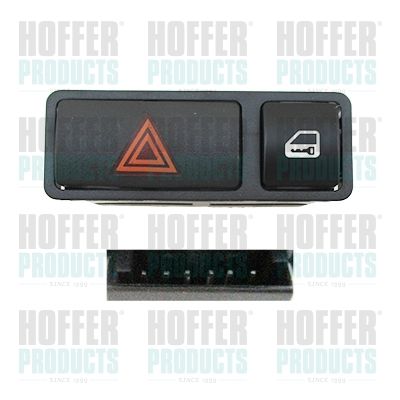 HOFFER 2103650 Hazard Warning Light Switch