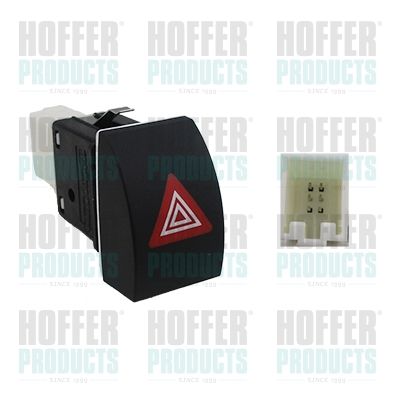 HOFFER 2103665 Hazard Warning Light Switch