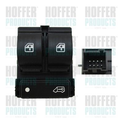 HOFFER 2106031 Switch, window regulator
