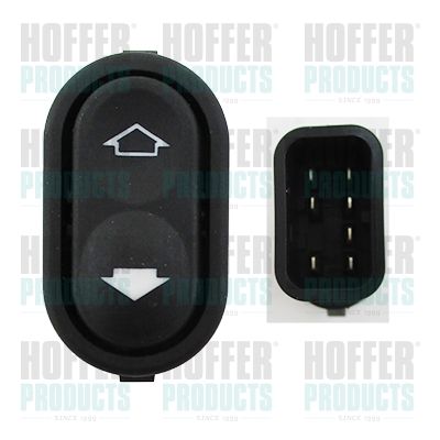 Switch, window regulator HOFFER 2106051