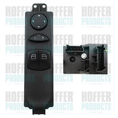 Switch, window regulator HOFFER 2106064