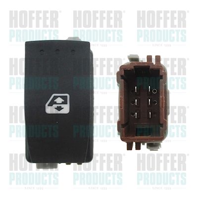 HOFFER 2106103 Switch, window regulator