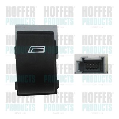 HOFFER 2106141 Switch, window regulator
