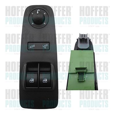 HOFFER 2106285 Switch, window regulator