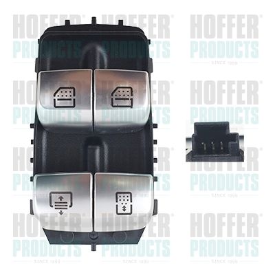 HOFFER 2106367 Switch, window regulator