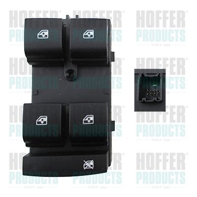 HOFFER 2106369 Switch, window regulator