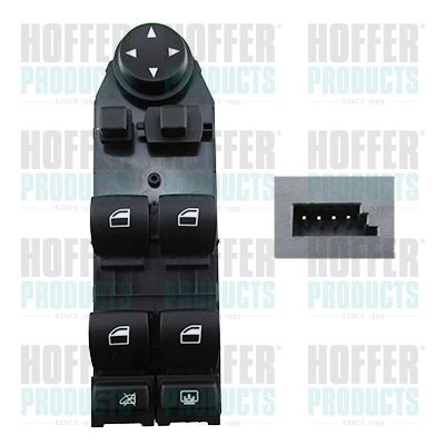 HOFFER 2106375 Switch, window regulator