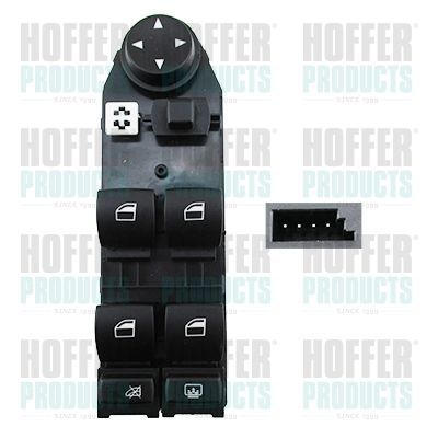 HOFFER 2106376 Switch, window regulator