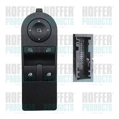 HOFFER 2106393 Switch, window regulator