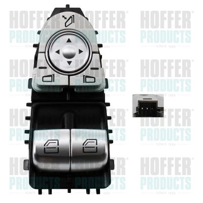 HOFFER 2106416 Switch, window regulator
